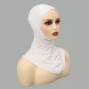 sous écharpe musulmane femmes hijab couverture complète du cou croisé hijab femmes musulmanes écharpe turban dame casquette chapeau islamique turbante mujer