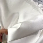 Tissu en satin Mikado dur de qualité supérieure, mise à niveau blanche, robe de mariée rigide et costume pour hommes, tissu en satin de styliste DIY