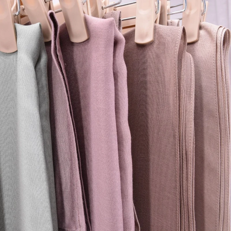 84 couleurs modal hijab avec sous capuchon modal ensemble basique extensible pull foulard mince respirant crème solaire tête enveloppement hijabs écharpe