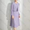 ensemble élégant de 2 pièces, manches longues, robes de soirée, blazer sexy, robes de bal exquises de haute qualité pour femmes, personnalisées