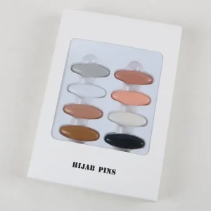 Broches Hijab musulmanes pour femmes, accessoires d&rsquo;épingles à foulard, épingles de sûreté