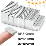 Aimants puissants robustes, crochets magnétiques pour Organization de la maison, rangement d&rsquo;outils de bricolage, autocollant de réfrigérateur pour décoration de maison et de bureau, 10/30 pièces