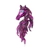 broches de tête de cheval en strass pour femmes, broches d'animaux de luxe polyvalentes, accessoires de fête décontractés pour amis, bijoux à la mode, cadeaux