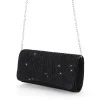 Sac à main d’embrayage de mariage brillant pour femmes et filles, sac à bandoulière à paillettes, initié, sacs à main de mariage, sac de rencontre, sac de soirée assressenti