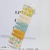 10 pièces/lot ins 6cm fleur imprimé coton alliage cheveux arc snap clips ensemble tissu plaid bobby épingles à cheveux pinces à cheveux filles enfants chapeaux