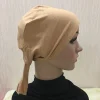 casquette hijab intérieure douce pour femmes musulmanes, chapeau islamique en coton, sous écharpe, bonnet, foulards turcs, couvre chef arabes indiens