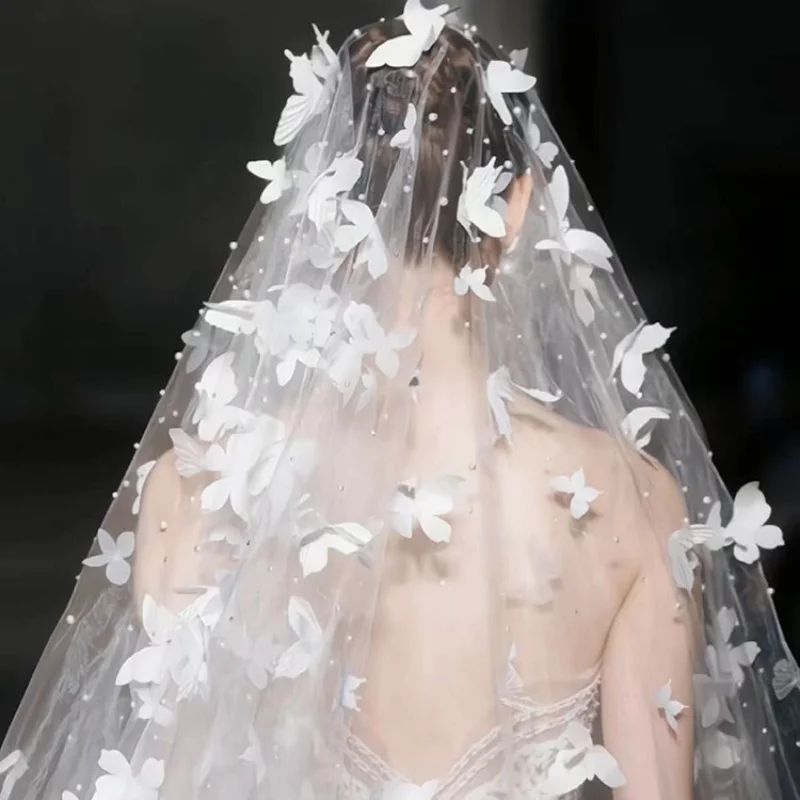 accessoires de mariage sans peignes pour femmes, nœud de voile de mariée, perle