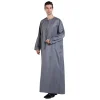 hommes musulmans abaya robes arabe moyen orient jubba thobe islam vêtements caftan robe caftan saoudien