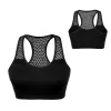 soutien gorge de sport respirant pour femmes, haut de sport rembourré sans fil extensible, gilet de fitness sans couture, absorbe la sueur, course à pied, yoga