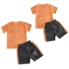 ensembles de sport respirants à séchage rapide pour enfants, t shirt et short sportifs, basket ball, football, course à pied, entraînement, costume de jeu pour garçons