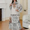 Femmes robe Abaya broderie impression dubaï fête longues robes Eid musulman Jalabiya Ramadan marocain caftan robes Largos arabe Femmes robe Abaya broderie impression dubaï fête longues robes Eid musulman Jalabiya Ramadan marocain caftan robes Largos arabe