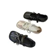 ballerines pour femmes mode style de ballet coréen à lacets chaussures décontractées rétro baskets de ballet légères et confortables