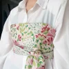 japonais haori kimono yukata obi ceinture robe décor brocart jacquard tissu ceinture chemise robe décor poitrine enveloppé cummerbunds