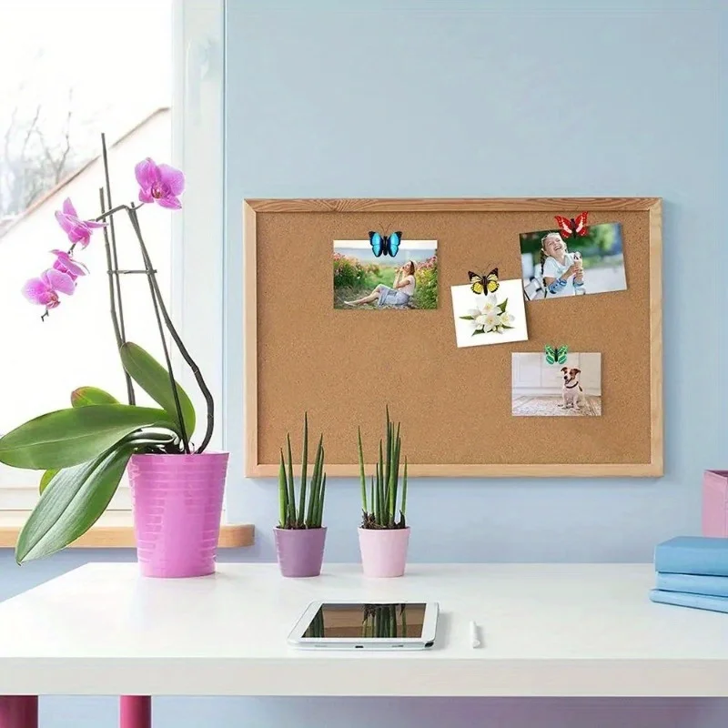 Punaises papillon punaises décoratives punaises papillon punaises colorées mignonnes pour mur photo panneau de liège (30 paquets)