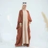 manches chauve souris abaya papillon brillant, (sans intérieur), caftan abaya pour femmes musulmanes, tenue hijabi, vêtements islamiques de dubaï, ramadan