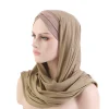 nouveau hijabs instantanés avec capuchon plaine hijabs pour femmes voile musulman islamique hijab casquette bonnet écharpe sous écharpe casquettes couverture bandeau