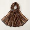 foulard keffiyel imprimé à carreaux simples, protection solaire, longue écharpe hijab en mousseline de soie, châles et enveloppes bandana, foulard islamique pour fête