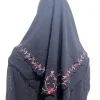 hijab musulman brodé malaisien instantané, foulard islamique, châles aniques, à vitation directement