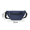 voyage femmes hommes mâle taille sac pack décontracté fonctionnel ceinture sac à bandoulière sport ceinture pochette téléphone argent poitrine sac fanny hanche
