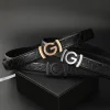 ceinture pour hommes ceinture à la mode pour hommes lettre g boucle marque de luxe ceinture mâle patron style d'affaires