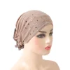 h008 dernière écharpe turban musulmane extensible intérieur hijabs couverture complète casquettes prêt à porter femmes foulard sous hijab bo