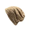 Chapeau ample décontracté, bonnet, couleur unie, soins capillaires, casquette de nuit, pull, couvre-chef, Hijab, Turban, pour hommes et femmes