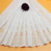applique en dentelle pour costume, ruban blanc, tissu en coton, textiles de maison, tissu à coudre, 3yards, rs2013