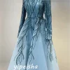 robe de bal à col haut pour célébrité, paillettes, paillettes, longueur au sol, organza, personnalisé