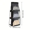 sac à main noir pliable oxford grill, sac de rangement pour cisco familial, chambre à coucher, 6 poches