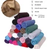 round sauna bandeau hijab pour femme africaine, foulard turban pour dorpanier, couverture complète des cheveux, solide