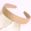 bandeau recouvert de satin, bandeau uni, ruban antidérapant, pour femmes et filles, accessoires pour cheveux, diadème