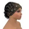 respirant broderie dentelle turban casquette femmes musulmanes été couvre tête foulard chapeau islamique chapeaux bonnet femme bandeau