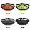 1pc fanny sac de pêche 11,8 pouces étanche résistant aux rayures en plein air sport pêche bandoulière taille pack sac fanny pack ceinture sac