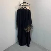 abaya – robe longue brodée à la mode, vêtements d'extérieur élégants pour femmes musulmanes, design traditionnel arabe, vêtements d'extérieur élégants