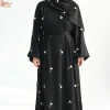 abaya hijab de luxe brodé pour femmes musulmanes, robe arabe modeste, vêtements de fête islamiques, mode turquie, ramadan, dubaï, 2025