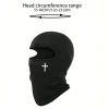 cagoule croisée noire respirante pour hommes, masque de ski, bonnet quatre saisons, vélo, randonnée, sports de plein air, outil
