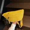 pour les femmes mode sac hanche sac à main épaule décontracté velours côtelé ceinture sacs fanny pack femme banane taille bandoulière poitrine sac poche