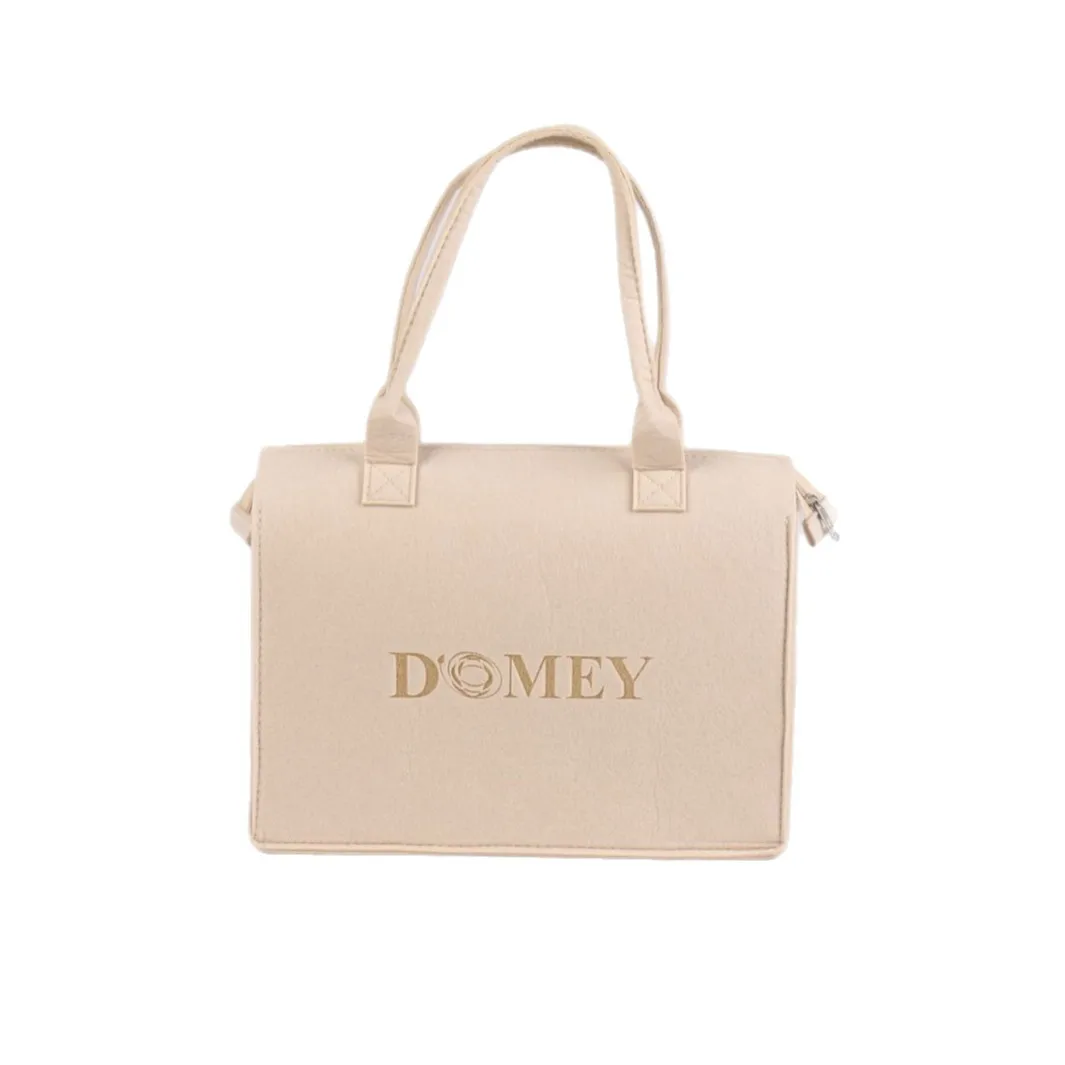 Sac à main minimaliste en feutre de grande capacité, sac de banlieue tendance, sac cadeau artisanal, forme carrée douce, accessoire quotidien