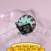 Épingles en émail magiques foncées, personnage de dessin animé, temps d'aventure, livres de lecture, broches, badge à revers, vente en gros, bijoux décoratifs, cadeau