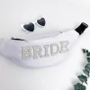 Sac banane pour la mariée, pour enterrement de vie de jeune fille, décoration de mariage, pour enterrement de vie de jeune fille, pour la plage, pour cadeau de lune de miel