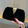 pochette de soirée pour femmes, sac à main de dîner formel à la mode, pochette de demoiselle d'honneur de mariage, sac à épaule de luxe avec chaîne, porte monnaie de fête cocktail