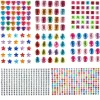 autocollants strass artisanat pour enfants auto adhésifs bijoux autocollants acrylique bling bâton sur pierre précieuse multicolore collant pour l'artisanat d