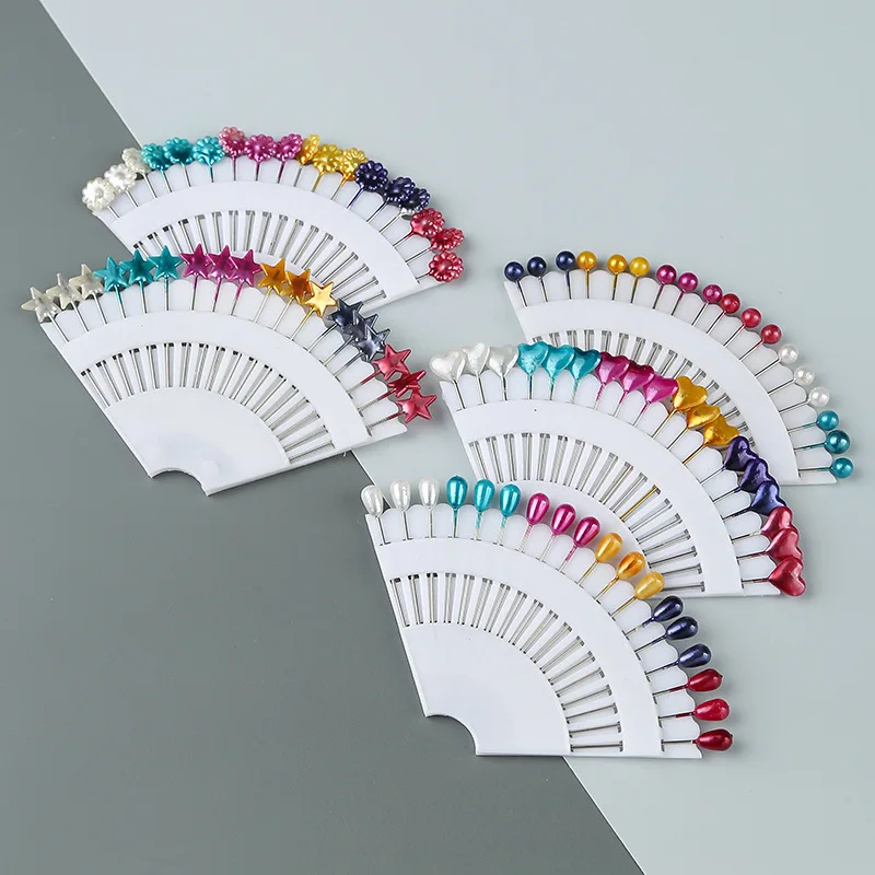 Aiguilles nacrées festonnées colorées, épingles de couture, point de couture, bricolage artisanat fixation de vêtements, outils de positionnement de Corsage de mariage