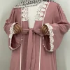 robe abaya de luxe pour femmes musulmanes, dubaï, ramadan eid nida, arabie saoudite, vêtements jalabiya, robe longue modeste islamique, 2025