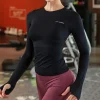 manches longues chemises de yoga sport top fitness vêtements porter pour femmes gym femme jersey mujer course