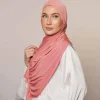 nouveau premium jersey ligne hijabs pour femmes hijab écharpe bicolore medina soie hijab musulman mode tête enveloppement pour femmes turban femme