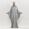 robe de prière une pièce pour femmes, abayas musulmanes, hijab à capuche, manches smocks, jilbabs, caftans islamiques, dubaï, saoudien, modestie turque