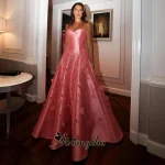 Aixiangsha robes De soirée élégantes pour les femmes a-ligne sans manches plume Appliques chérie robe De Formatura personnalisé