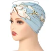 casquettes hijab musulmanes imprimées pour femmes, turban indien, bonnet pour dames, coiffure, accessoires pour vêtements islamiques