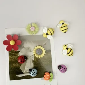 Aimants de réfrigérateur adorables, 10 pièces, durables et à forte tenue pour la cuisine, le bureau et plus, décoration polyvalente pour la maison, cadeau de fête des mères